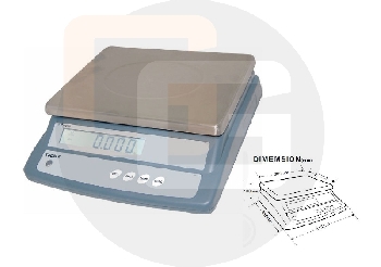 TÍNH NĂNG Cân điện tử mini 3kg ATW-3

    Cân có trọng lượng cân từ 500G -30KG.
    Độ chính xác: 15.000
    Có thể cài đặt 1 số lẻ (Ví dụ: 3KG x 0.2G; 3KG x 0.5G …)
    Có thể cài đặt HI/LOW/OK
    Kết nối máy tính, máy in thông qua cồng RS-232 (tùy chọn)
    Kích thước (rộng x cao x dài) : 320 x 100.7