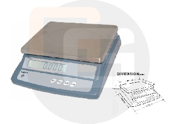 TÍNH NĂNG Cân điện tử mini 3kg ATW-3
Cân có trọng lượng cân từ 500G -30KG.
Độ chính xác: 15.000
Có thể cài đặt 1 số lẻ (Ví dụ: 3KG x 0.2G; 3KG x 0.5G …)
Có thể cài đặt HI/LOW/OK
Kết nối máy tính, máy in thông qua cồng RS-232 (tùy chọn)
Kích thước (rộng x cao x dài) : 320 x 100.7